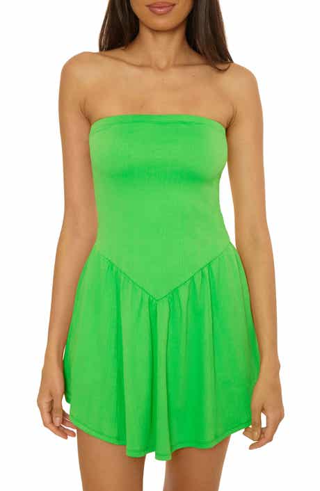 Becca Palma Strapless Cover-Up Minidress
