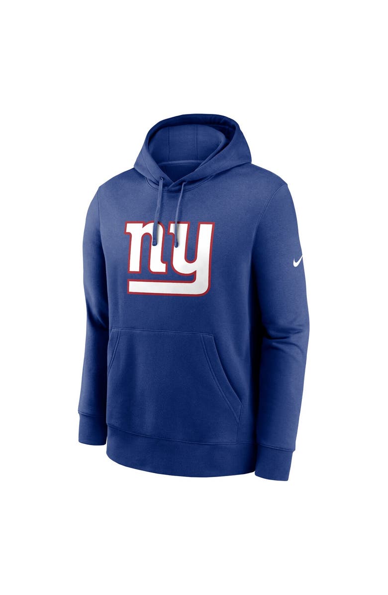 Nike Men's Nike Royal New York Giants Club Logo Pullover Hoodie, Alternate, color, Royal