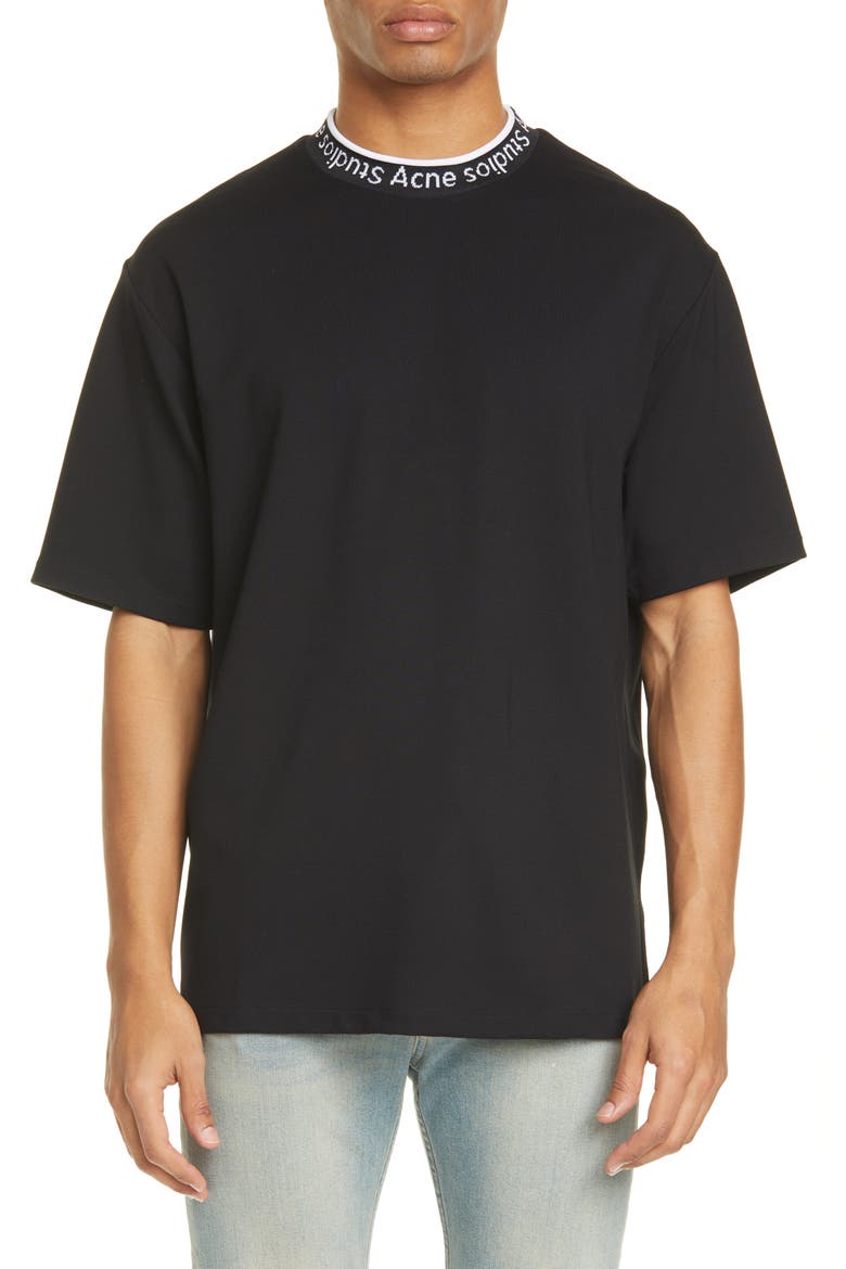 Extorr Logo Crewneck T-Shirt, Main, color, BLACK