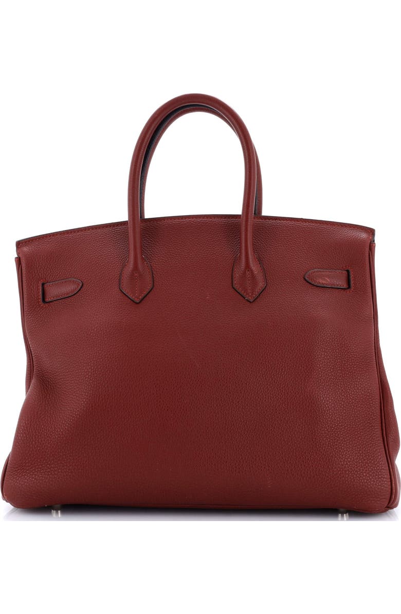 Pre-Owned Hermes Birkin Handbag Red Togo with Palladium Hardware 35, Alternate, color, Rouge H
