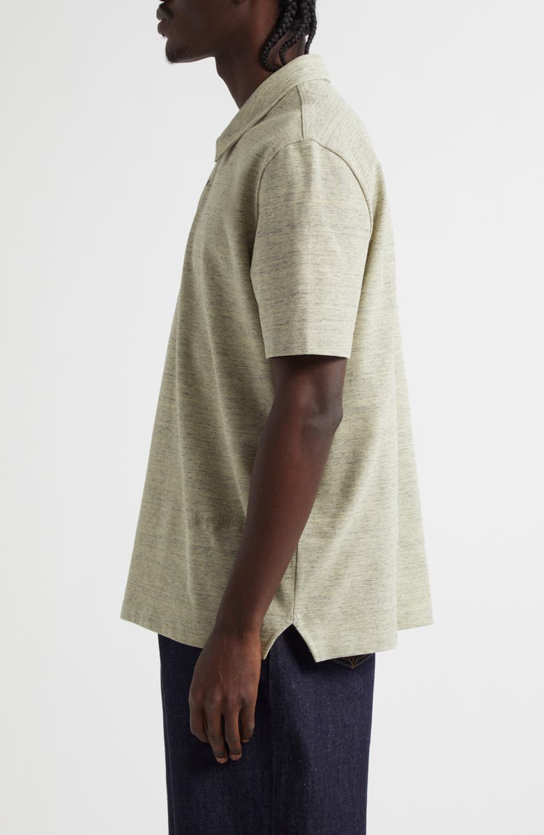 Bottega Veneta Cotton Piqué Polo, Alternate, color, 9156 Chick Melange