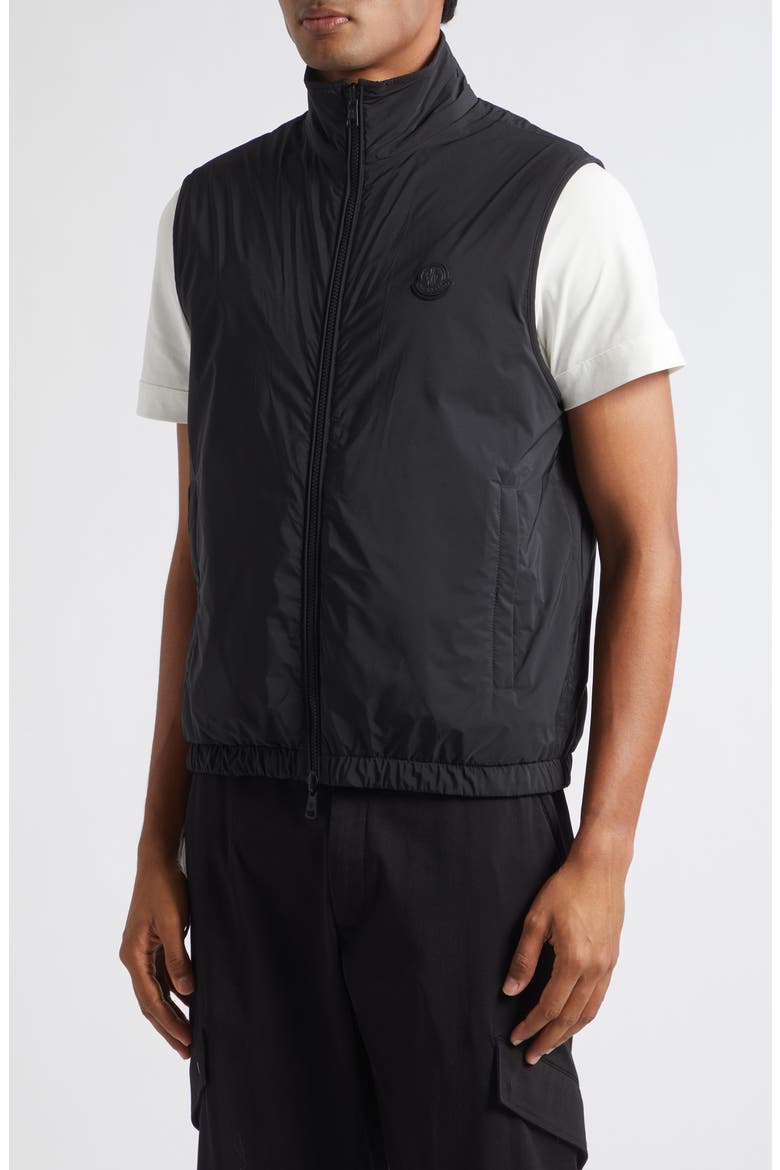Reversible Zip Vest, Alternate, color, BLACK