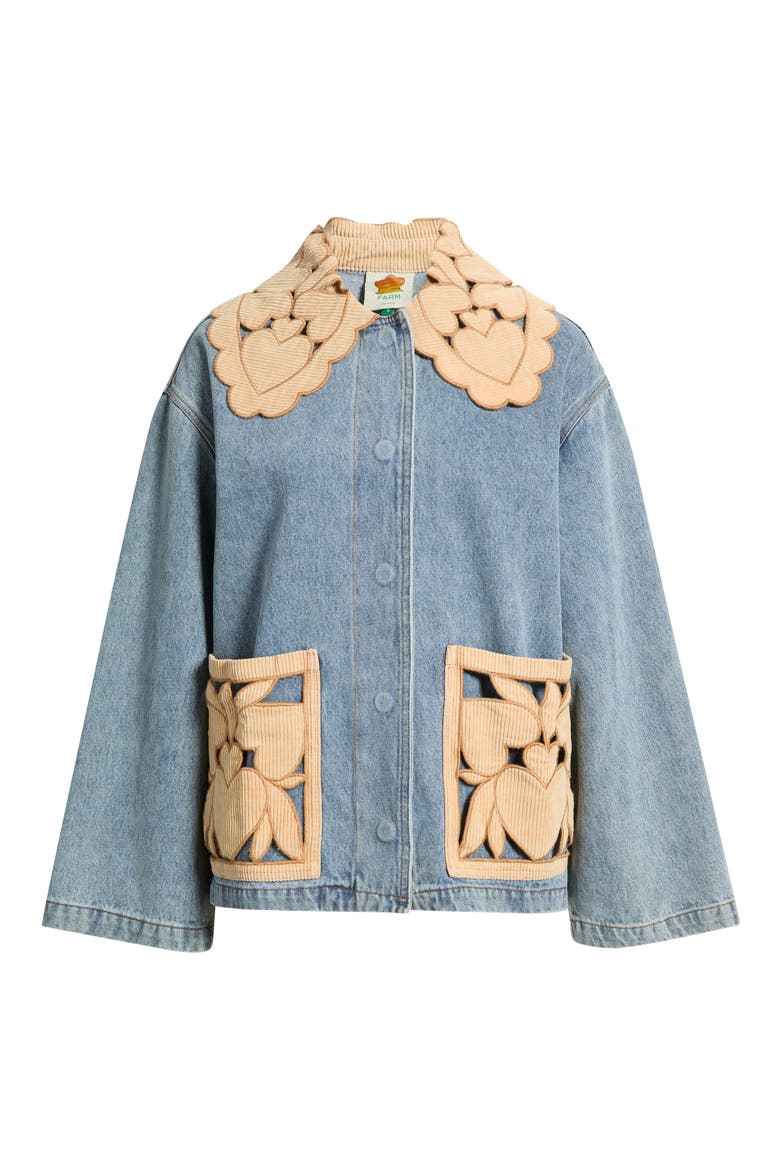 Richelieu Denim Barn Jacket, Alternate, color, DENIM