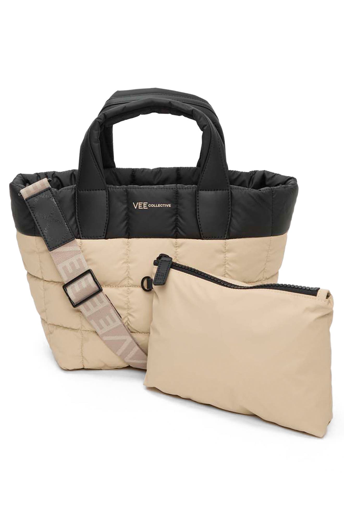 VeeCollective Small Porter Colorblock Recycled Nylon Tote, Alternate, color, 