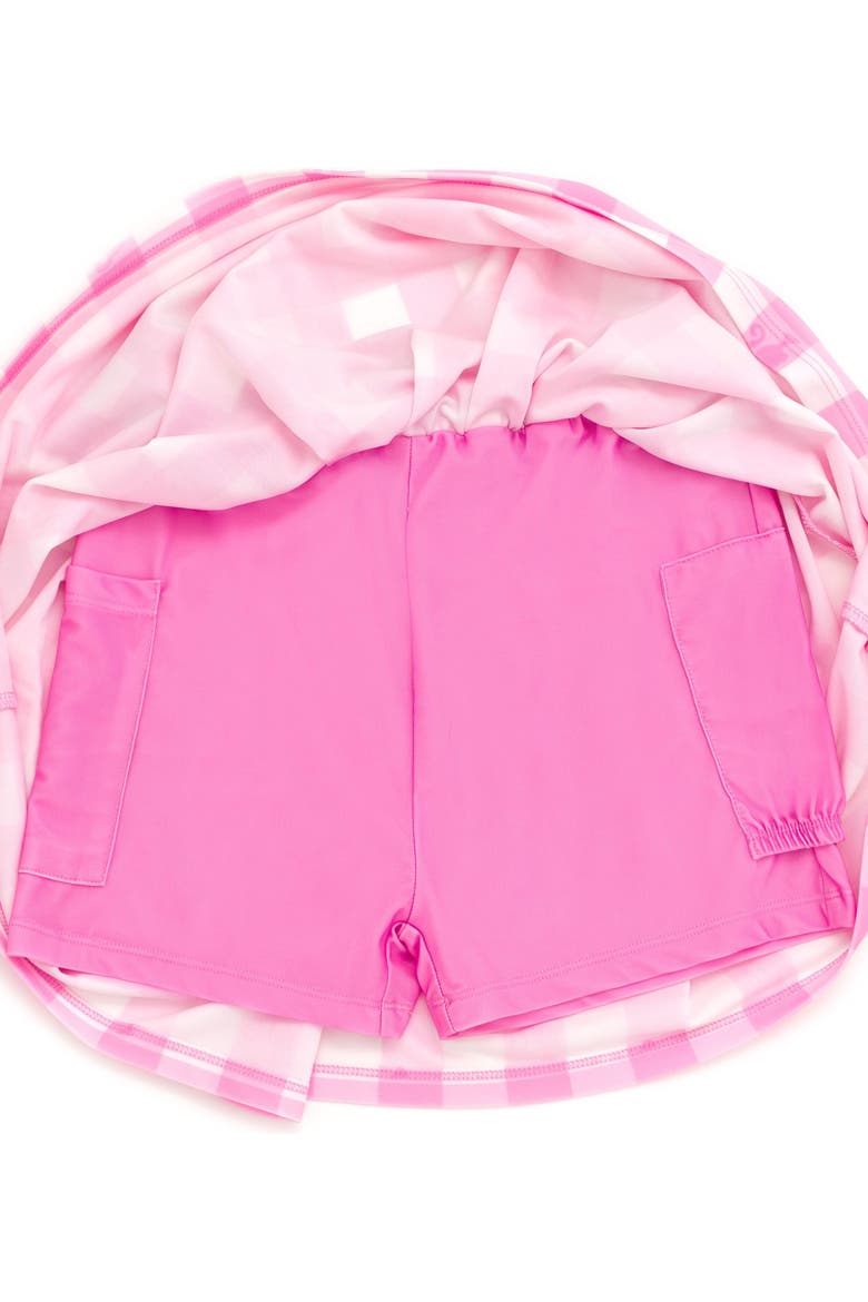 2-Piece Tank Top and Skort Set, Alternate, color, Barbie Pink Gingham