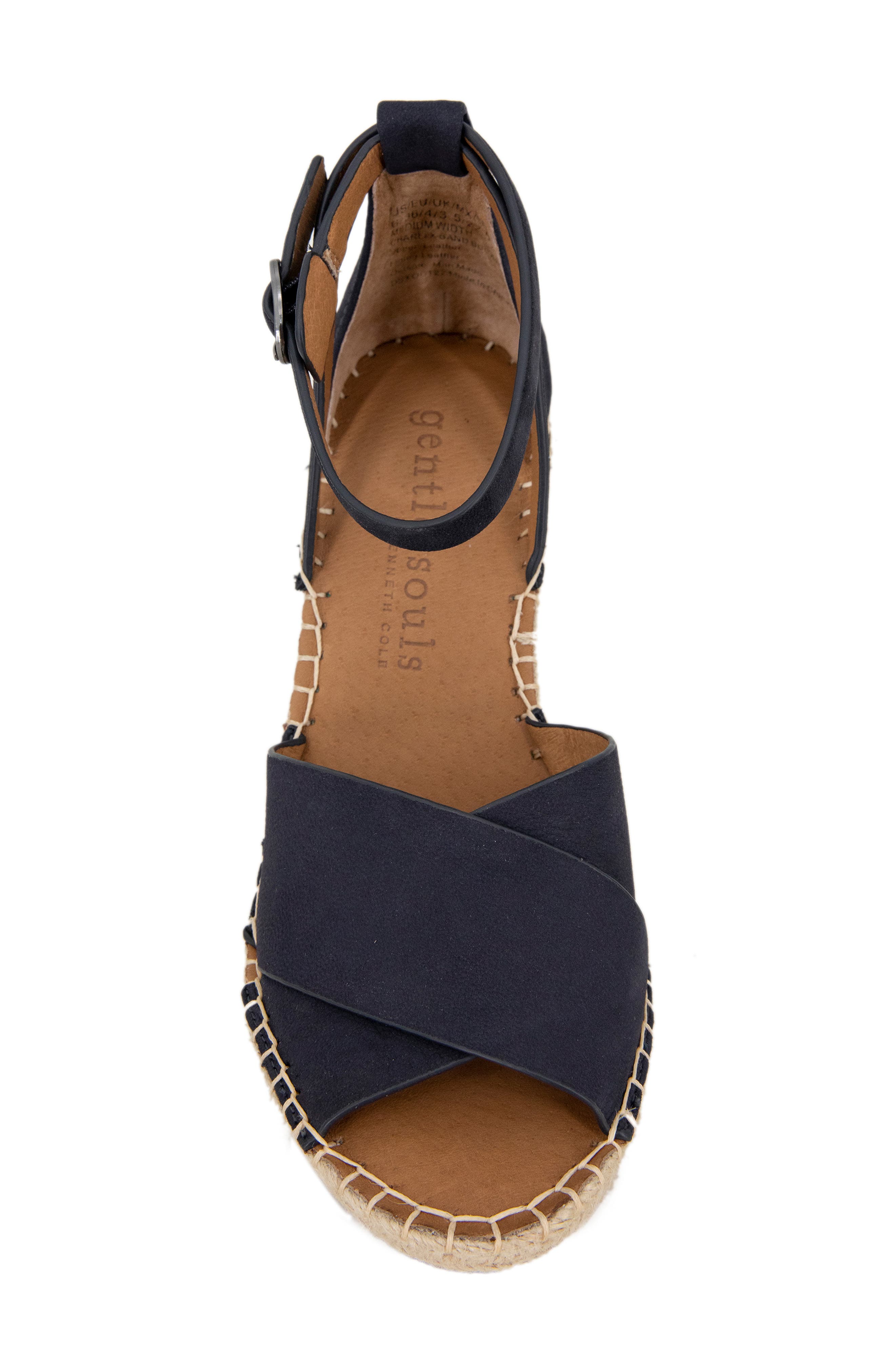 Charli X Wedge Sandal, Alternate, color, NAVY