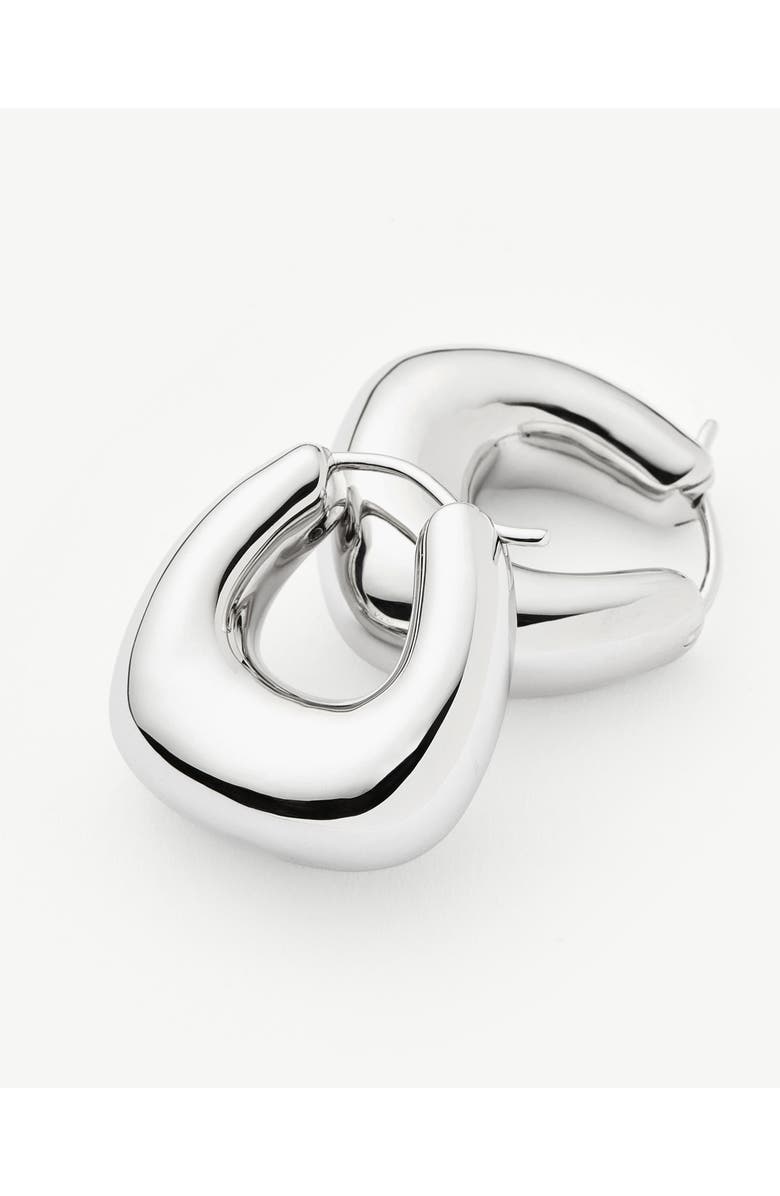 Missoma Sculptural Chubby Small Hoop Earrings, Alternate, color,