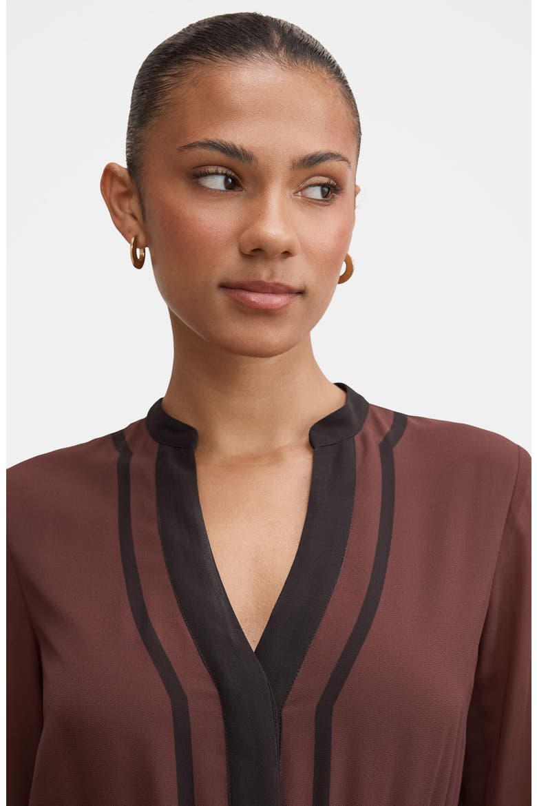 Marnie Pleated Long Sleeve Maxi Dress, Alternate, color, COLERIDGE STRIPE