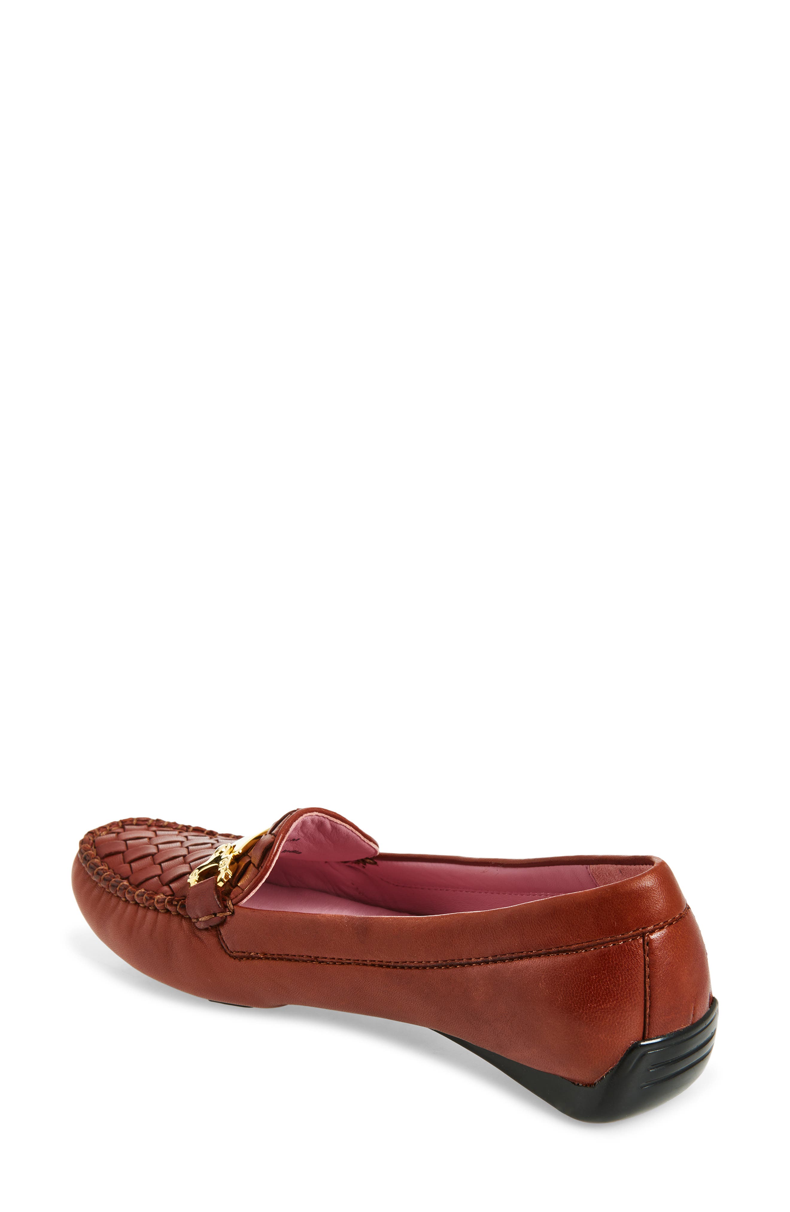 Mirror Driving Loafer, Alternate, color, LUGGAGE