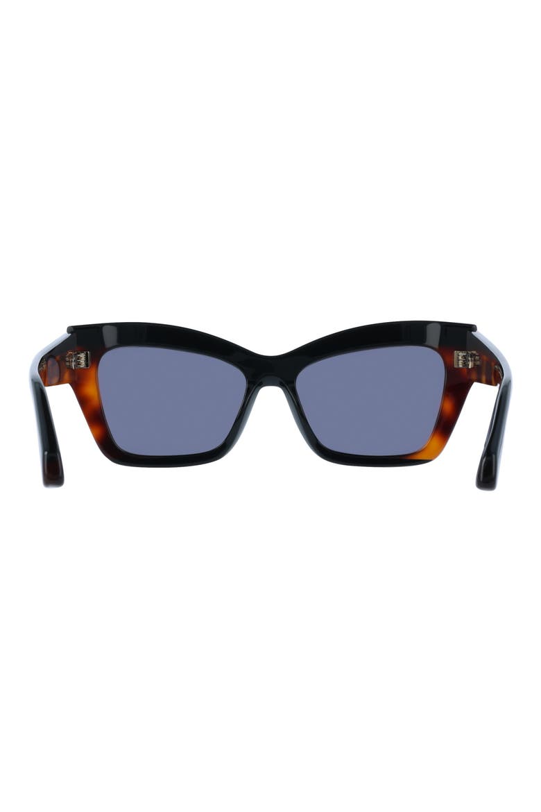 54mm Butterfly Sunglasses, Alternate, color, BLACK/ TORTOISE