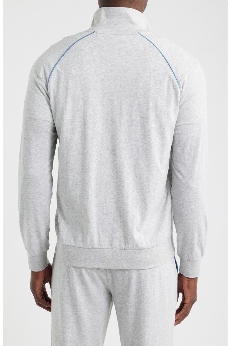 Mix Match Cotton Jersey Full Zip Jacket, Alternate, color, LIGHT/ PASTEL GREY