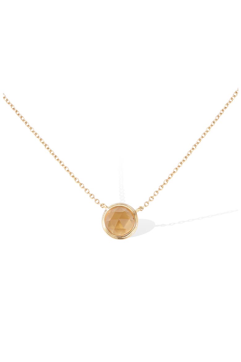 Dawn Star Pendant Necklace, Main, color, Gold