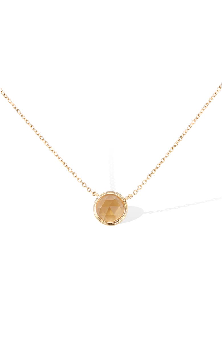 RETRO CHIC Dawn Star Pendant Necklace, Main, color, Gold