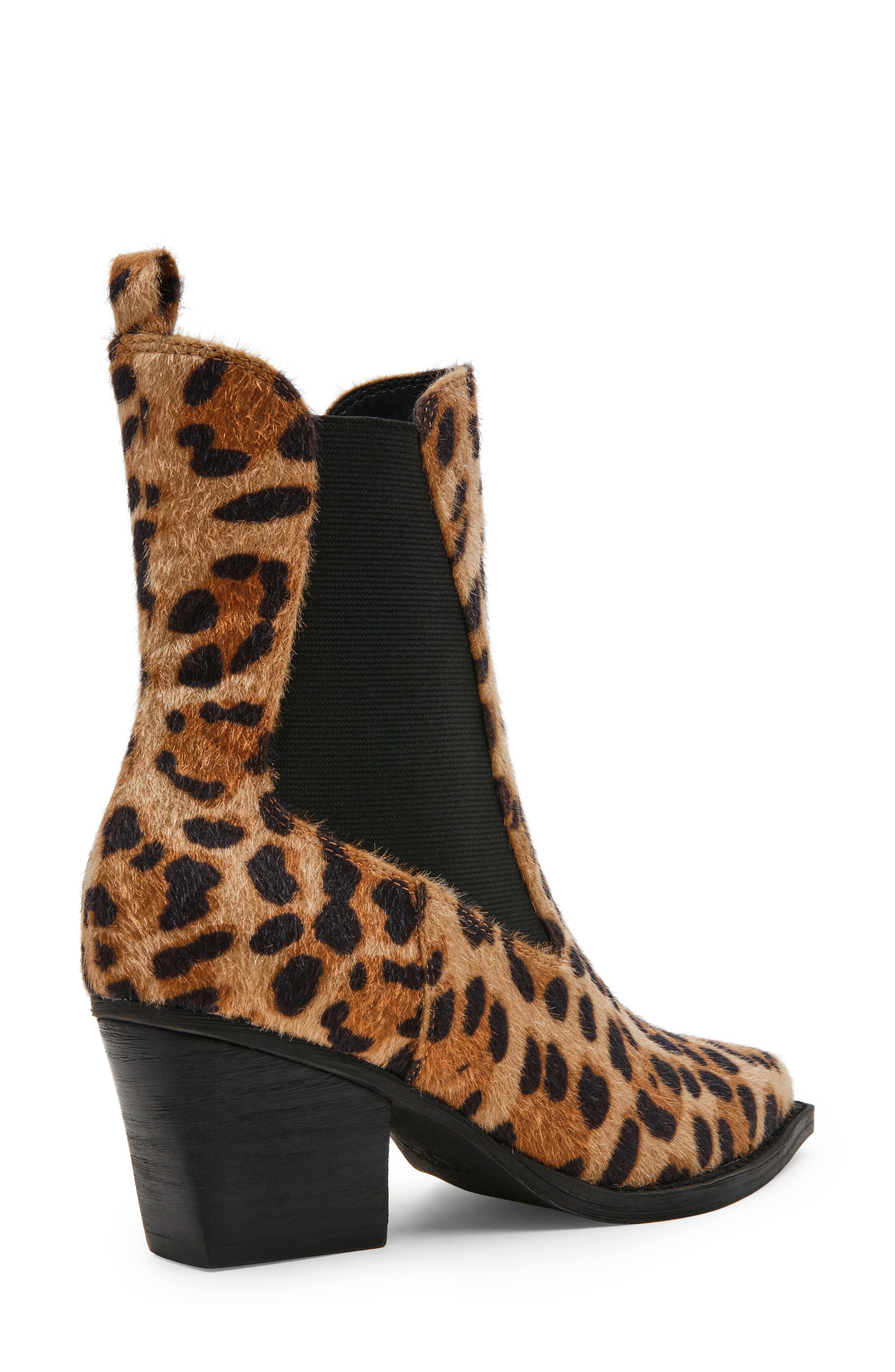 DV by Dolce Vita Jerica Chelsea Bootie, Alternate, color, Leopard Calf Hair