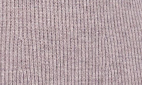 Cece Ruffle Trim Long Sleeve Sweater Minidress In Gray