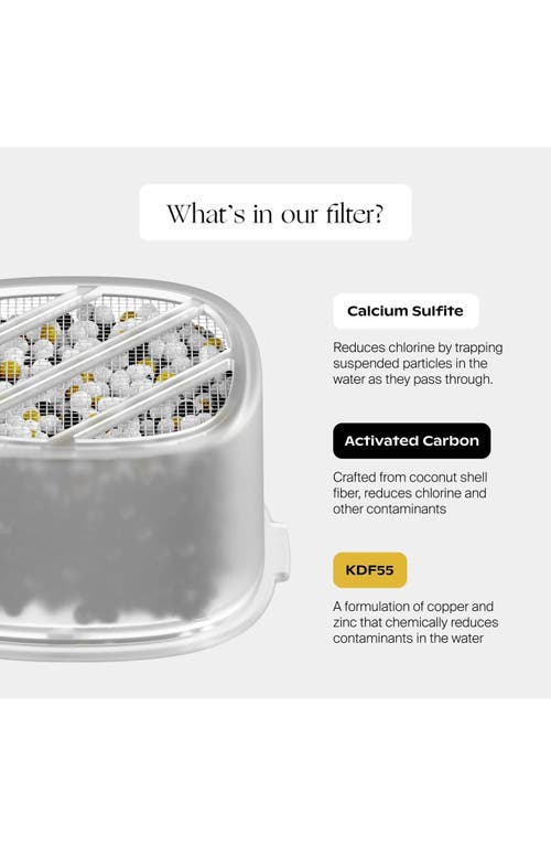 Canopy Baby Bath Tub Filter In White