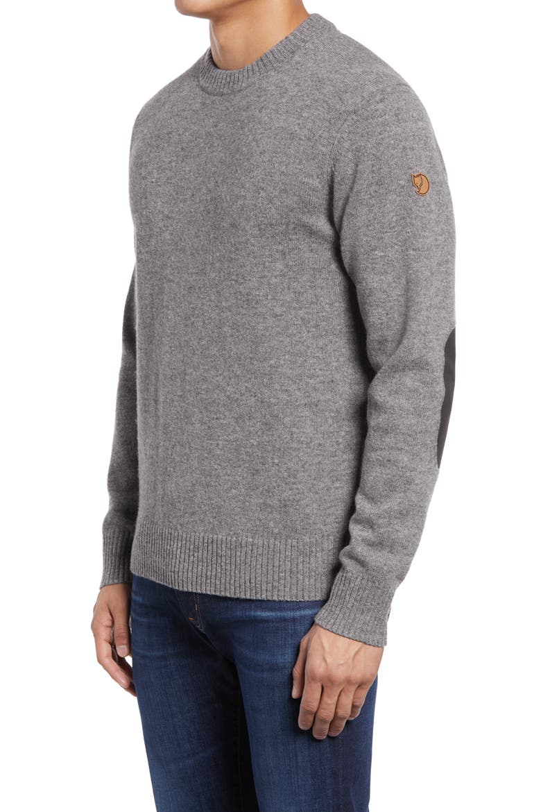Vik Wool Crewneck Sweater, Alternate, color, GREY