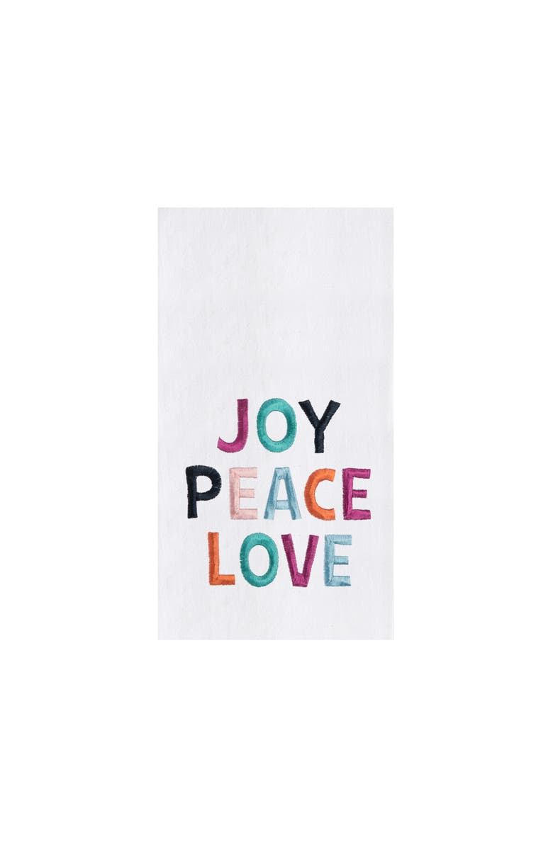C&F Home JOY. PEACE. LOVE Towel, Main, color, Blue