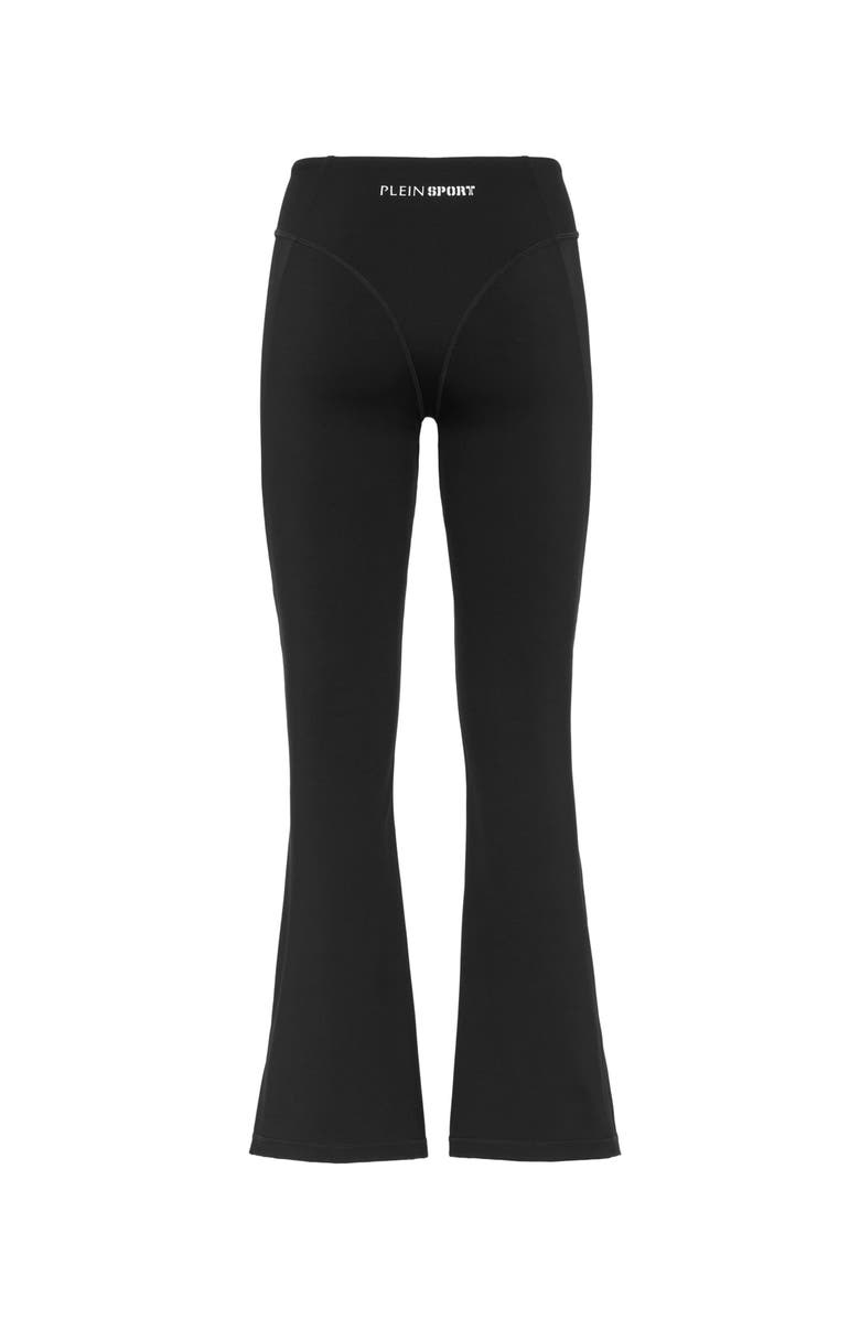 PLEIN SPORT Jogging Flare Leggings, Alternate, color, Black