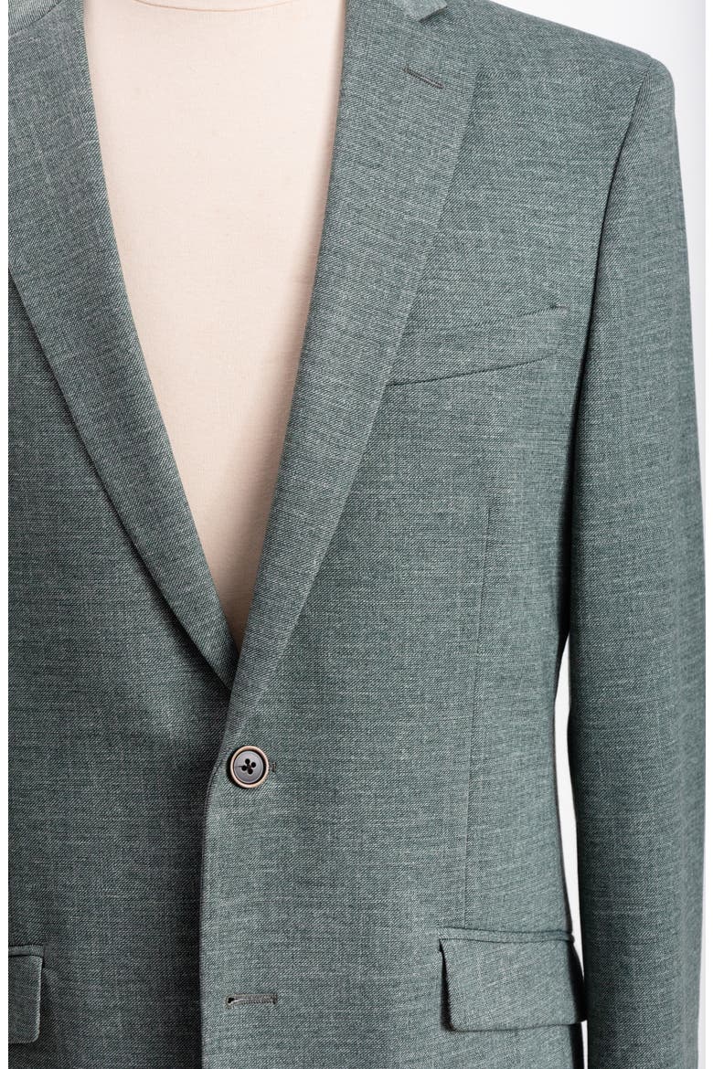 Solid Knit Sport Coat, Alternate, color, GREEN