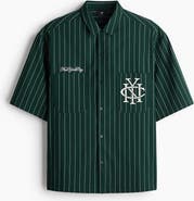 H&M Regular Fit Embroidered-motif Shirt