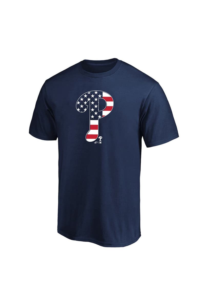 PROFILE Men's Profile Navy Philadelphia Phillies Big & Tall American T-Shirt, Alternate, color, Navy