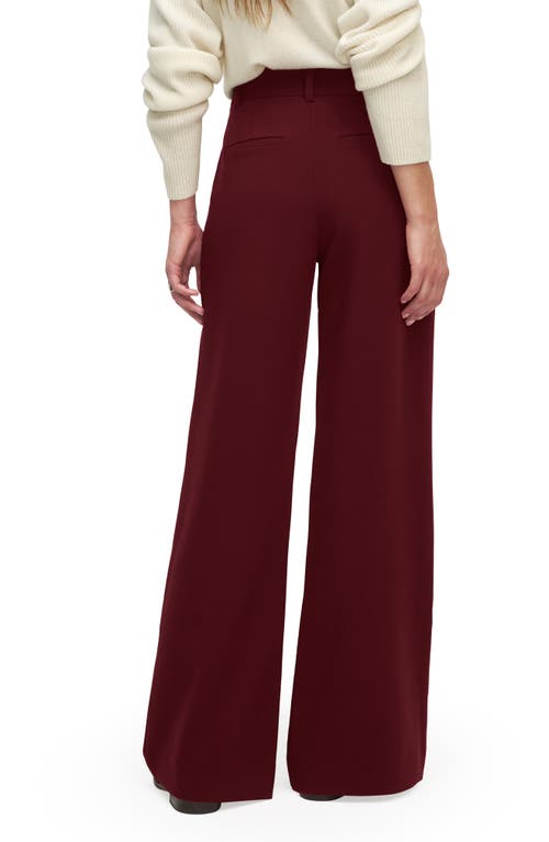 Favorite Daughter The Jones Wide Leg Pants In Burgundy