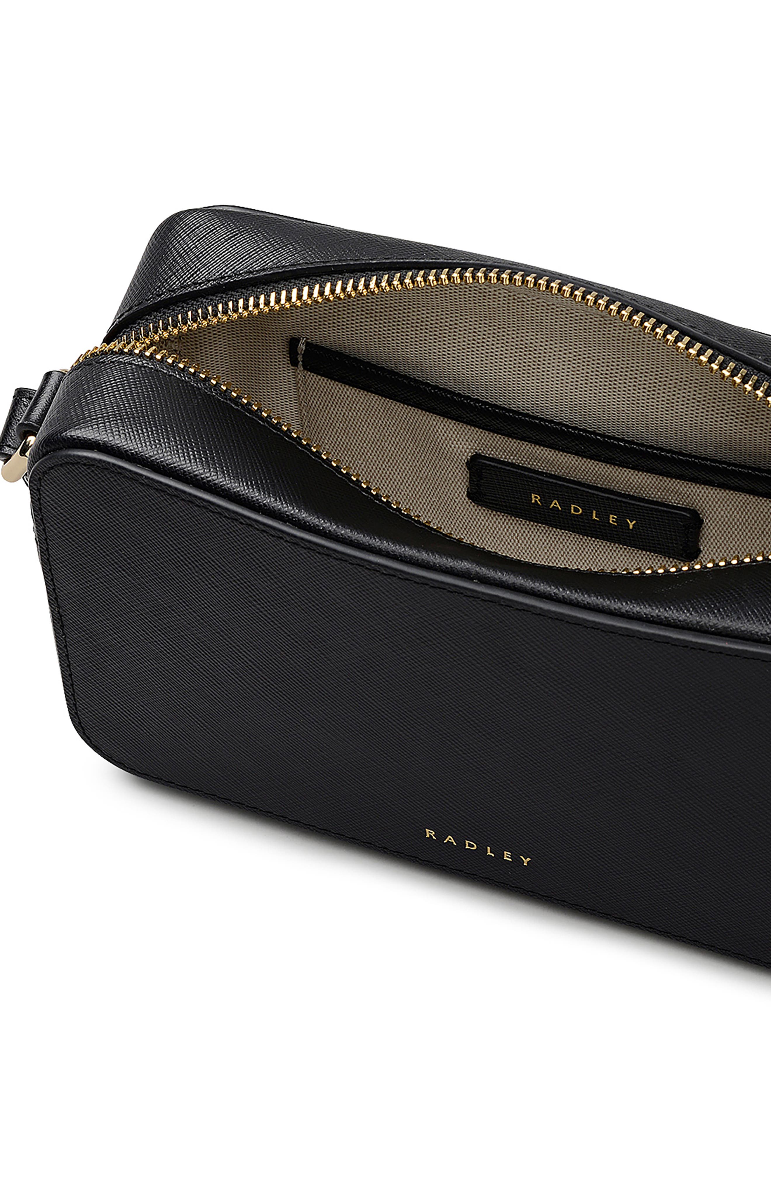Radley Beech Row Mini Crossbody Bag, Alternate, color, Black