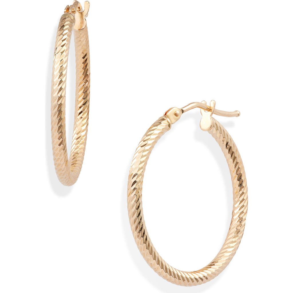 Bony Levy 14k Gold Twisted Rope Hoop Earrings In 14k Yellow Gold