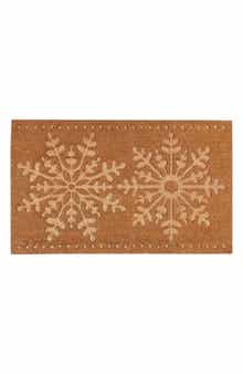 Christmas Snowflake Door Mat