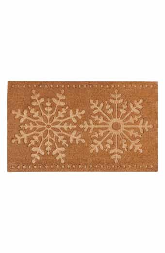 Christmas Snowflake Door Mat