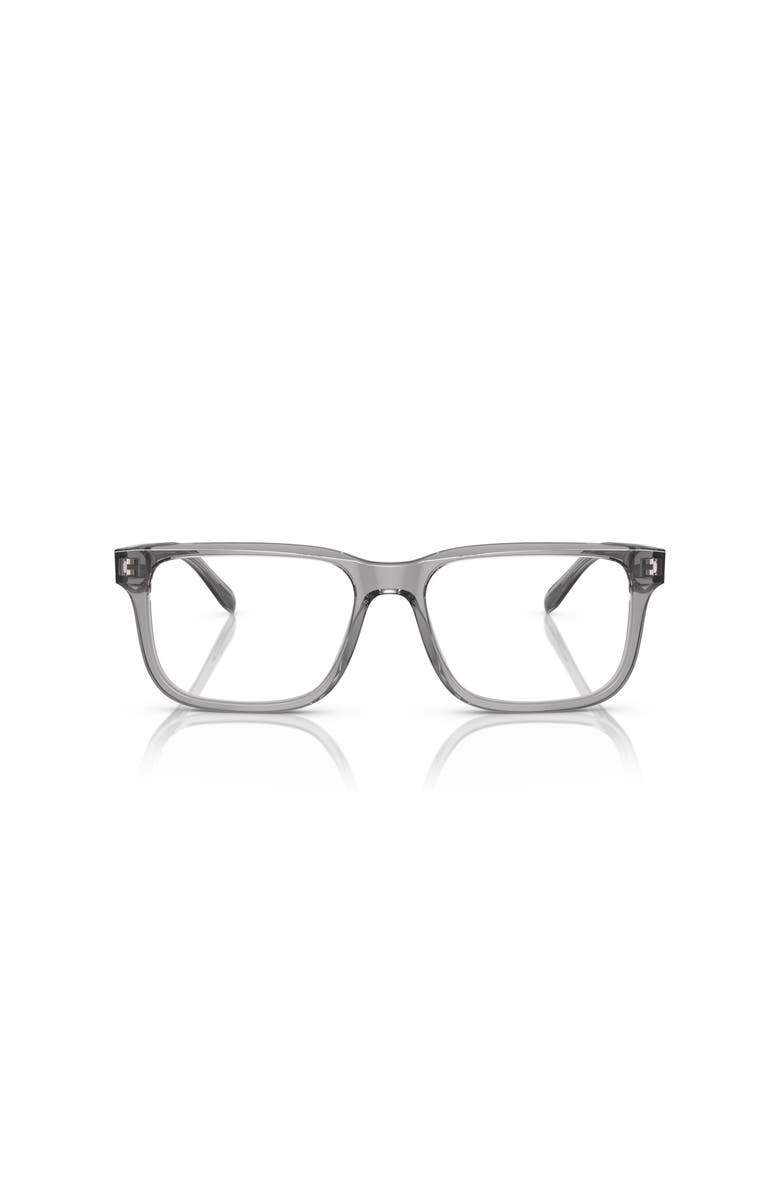 Emporio Armani 55mm Rectangle optical glasses, Alternate, color, Grey