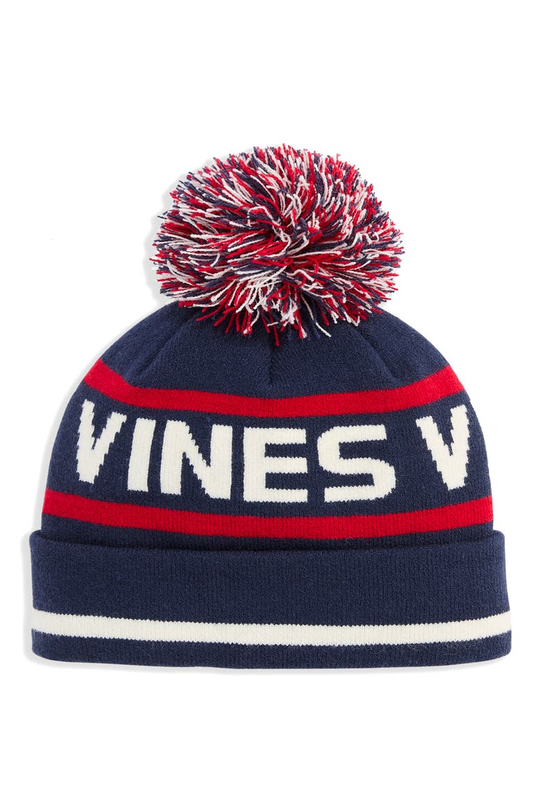 Kids' Logo Pom Beanie, Alternate, color, MULTI