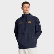 Nike Men's Nike Navy Green Bay Packers The 1923 Classic Sideline Half-Zip Anorak Jacket