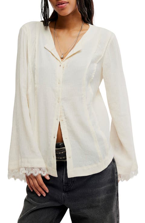 Donni Lace Trim Top