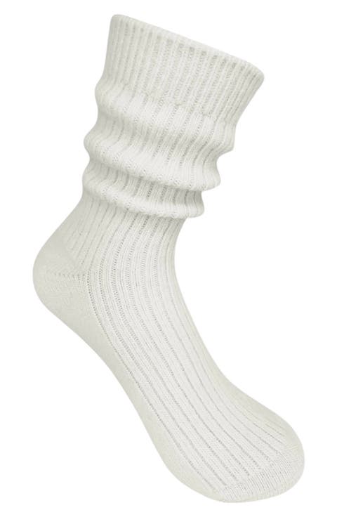 Cashmere Blend Cloud Socks