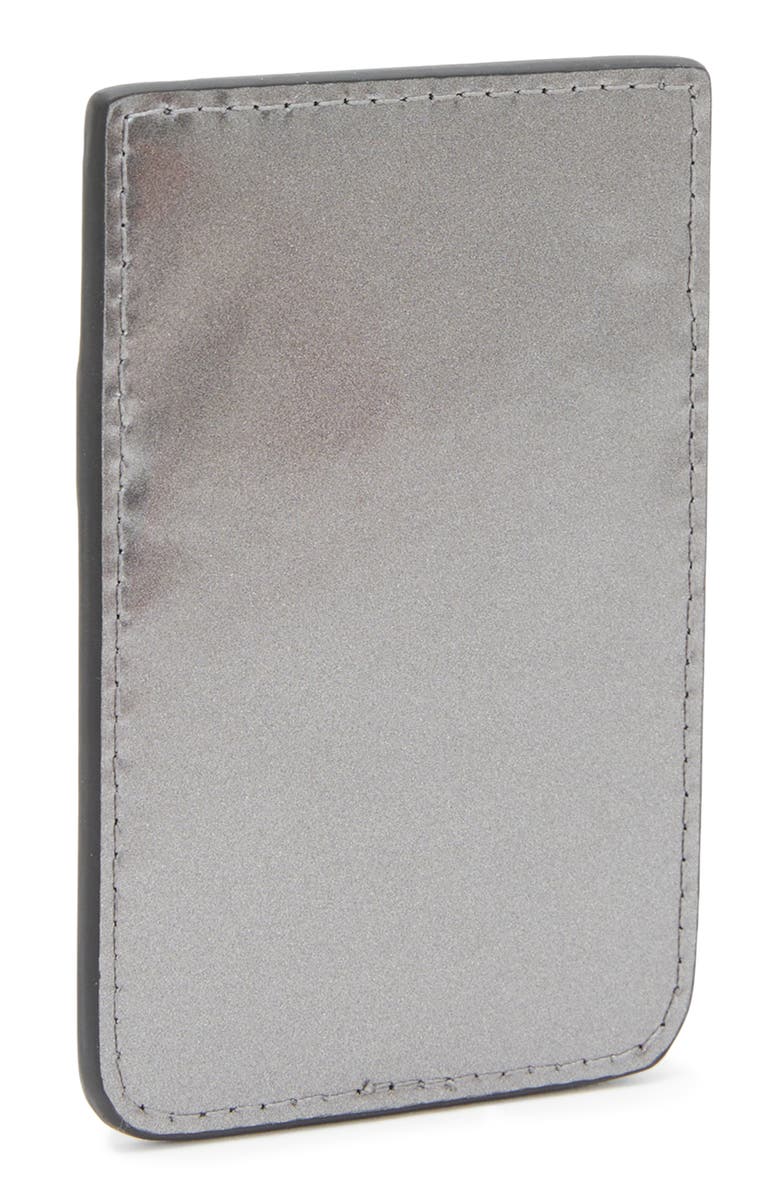 AllSaints Callie Leather Card Case, Alternate, color, 