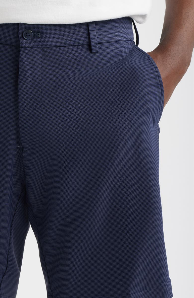 Peter Millar Salem Houndstooth Performance Shorts, Alternate, color, Navy