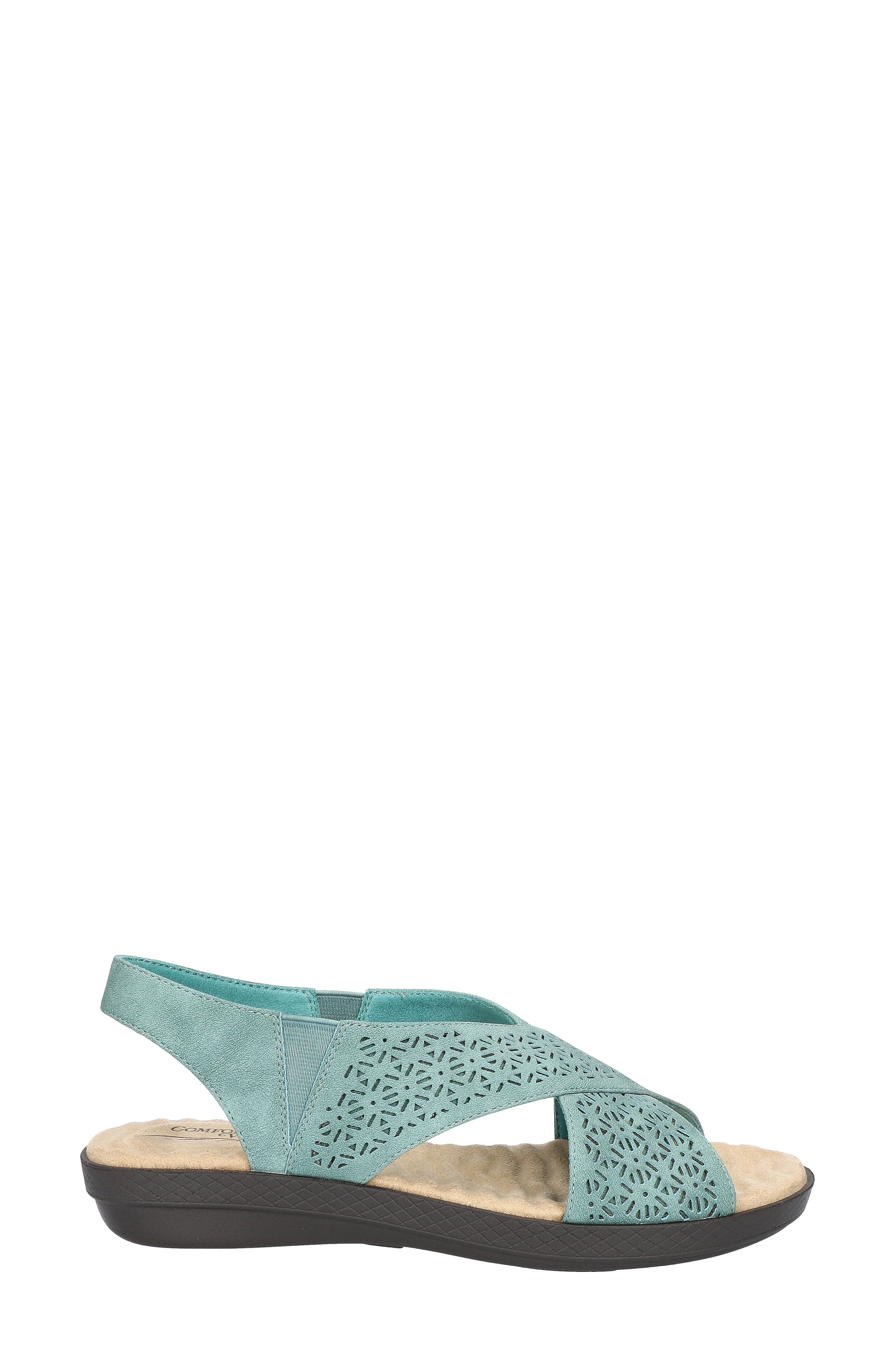 Claudia Slingback Sandal, Alternate, color, TURQUOISE