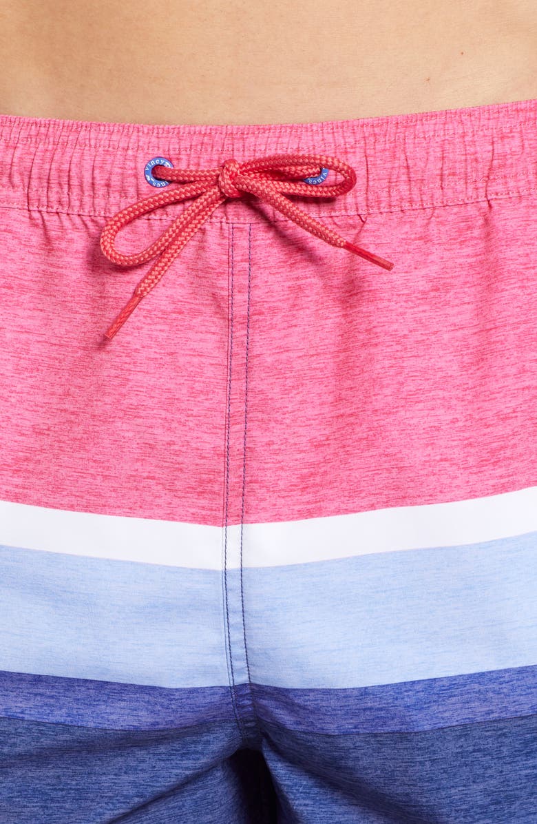 vineyard vines Deck Stripe Chappy Swim Trunks, Alternate, color, 