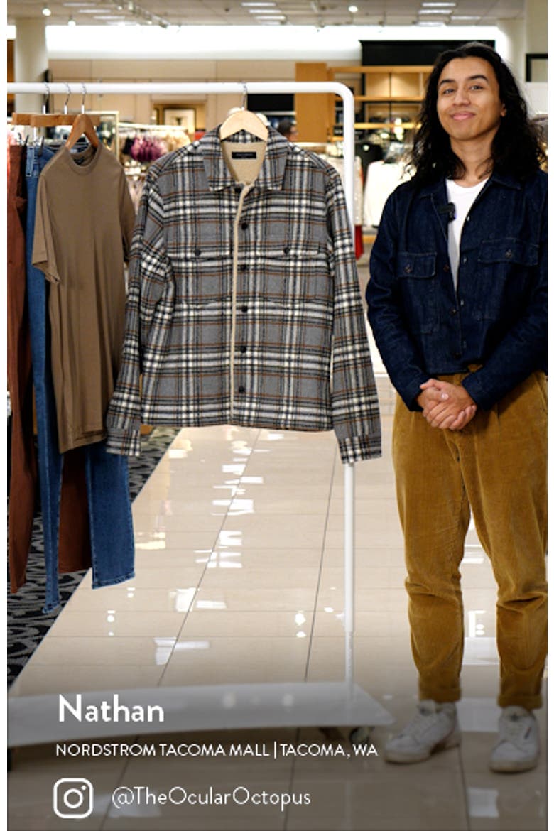Xanetta Plaid Shirt Jacket video
