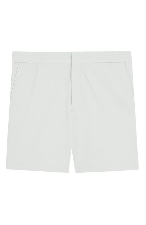 Theory Curtis Slim Fit Internal Drawstring Shorts In White