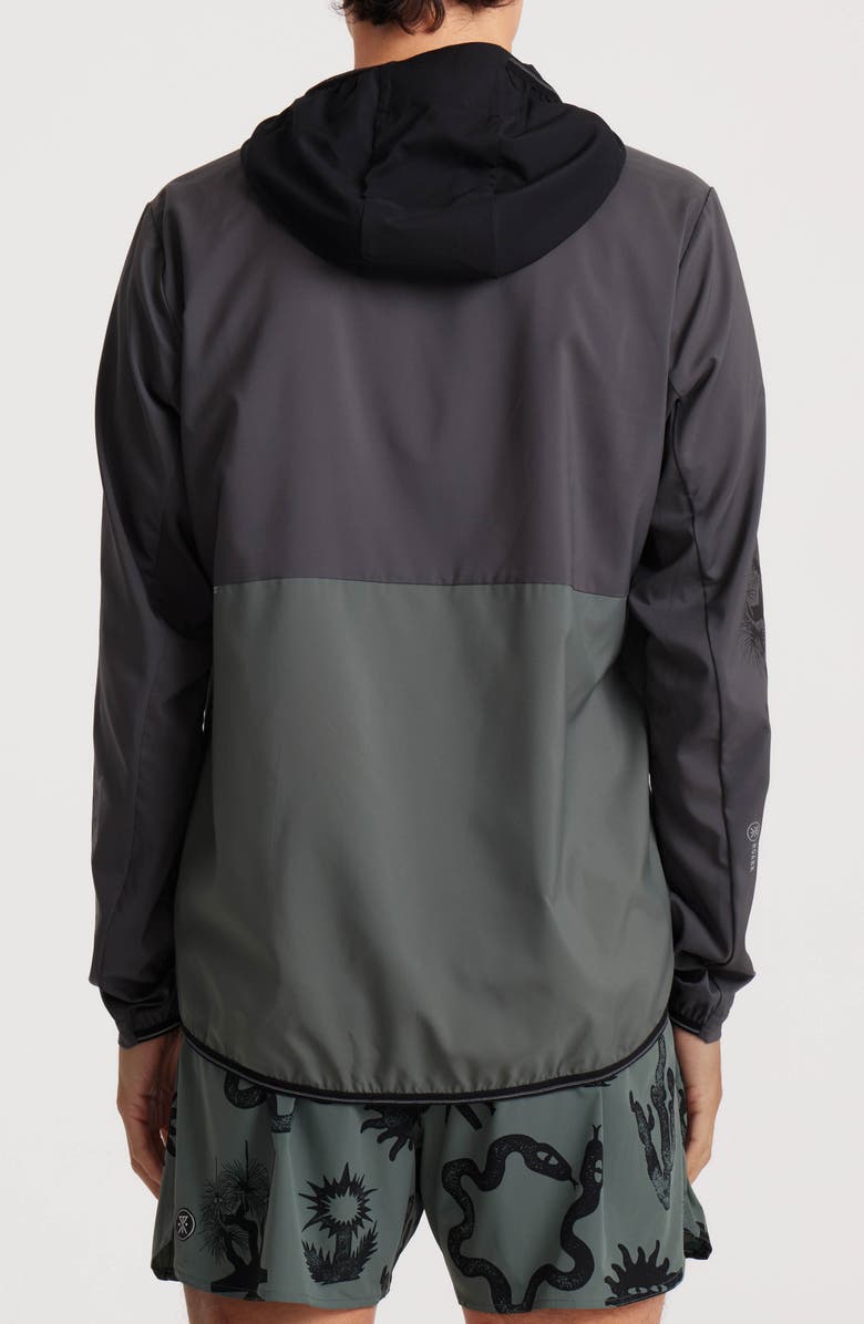 Roark Second Wind Water Resistant Hooded Jacket, Alternate, color, Charcoal