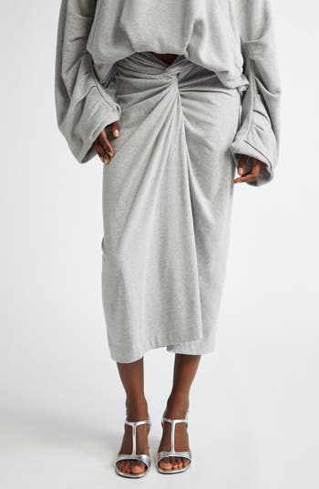 Cotton jersey skirt grey hotsell
