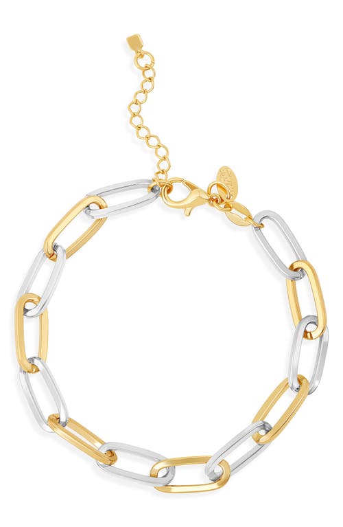 Shymi Mixed Metal Paperclip Bracelet In Multi