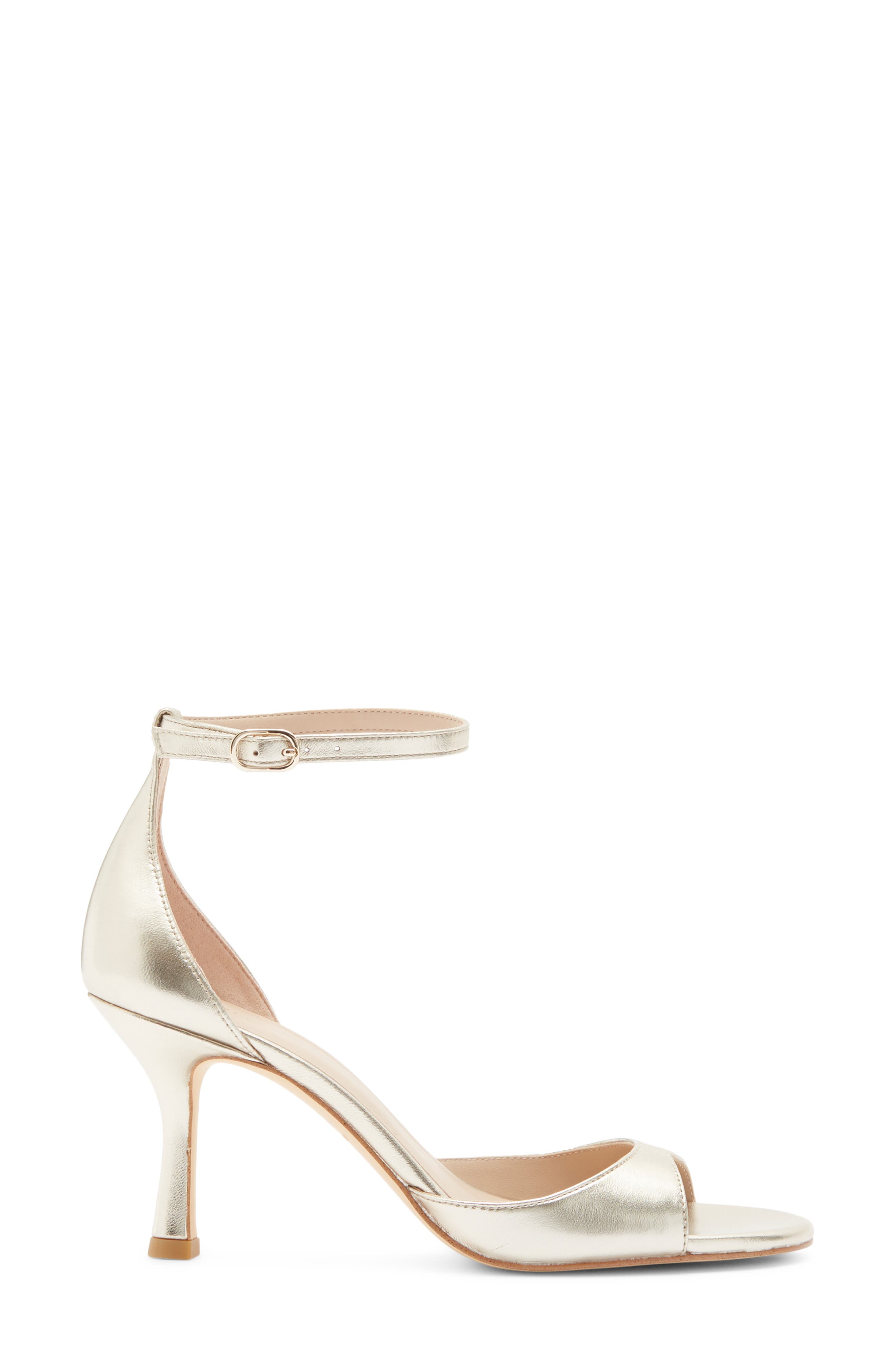 Isla Ankle Strap Sandal, Alternate, color, PLATINO