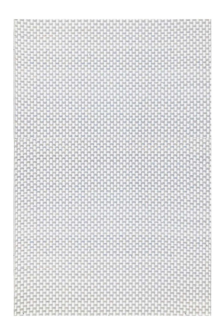 Basket Weave White Stone Rug, Main, color, white and grey