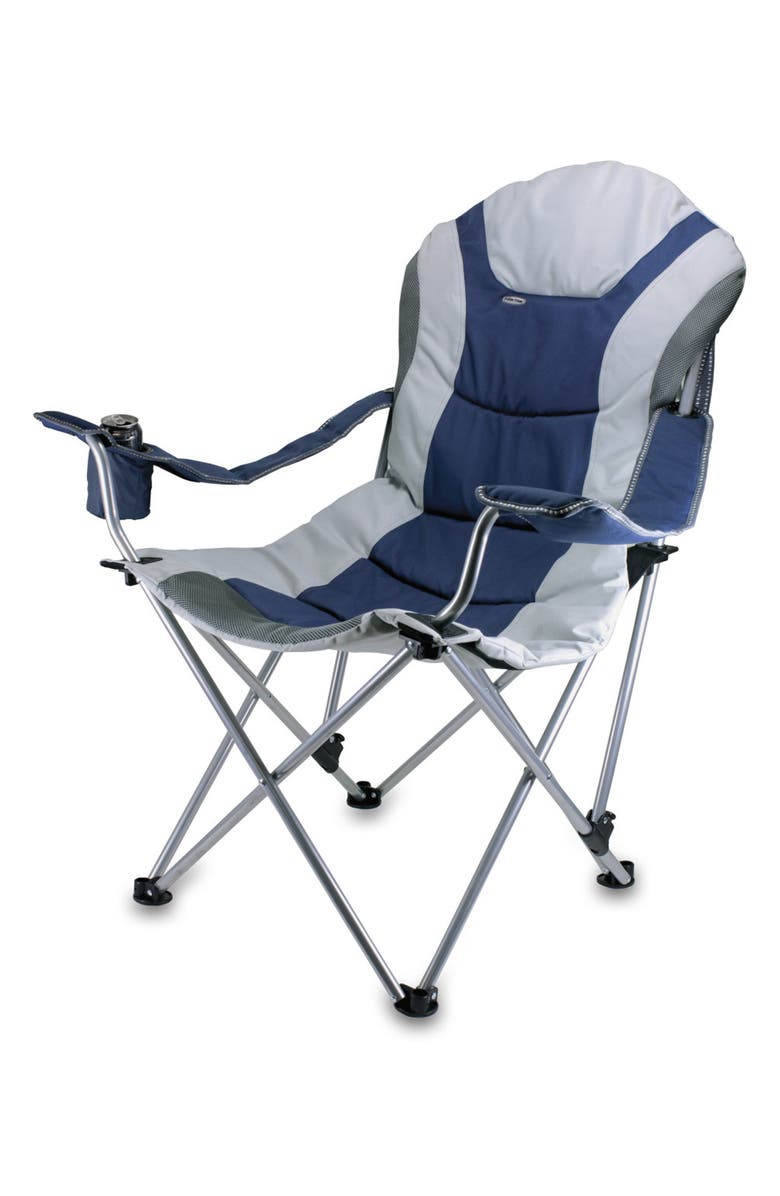 Picnic Time Reclining Camp Chair, Main, color, 