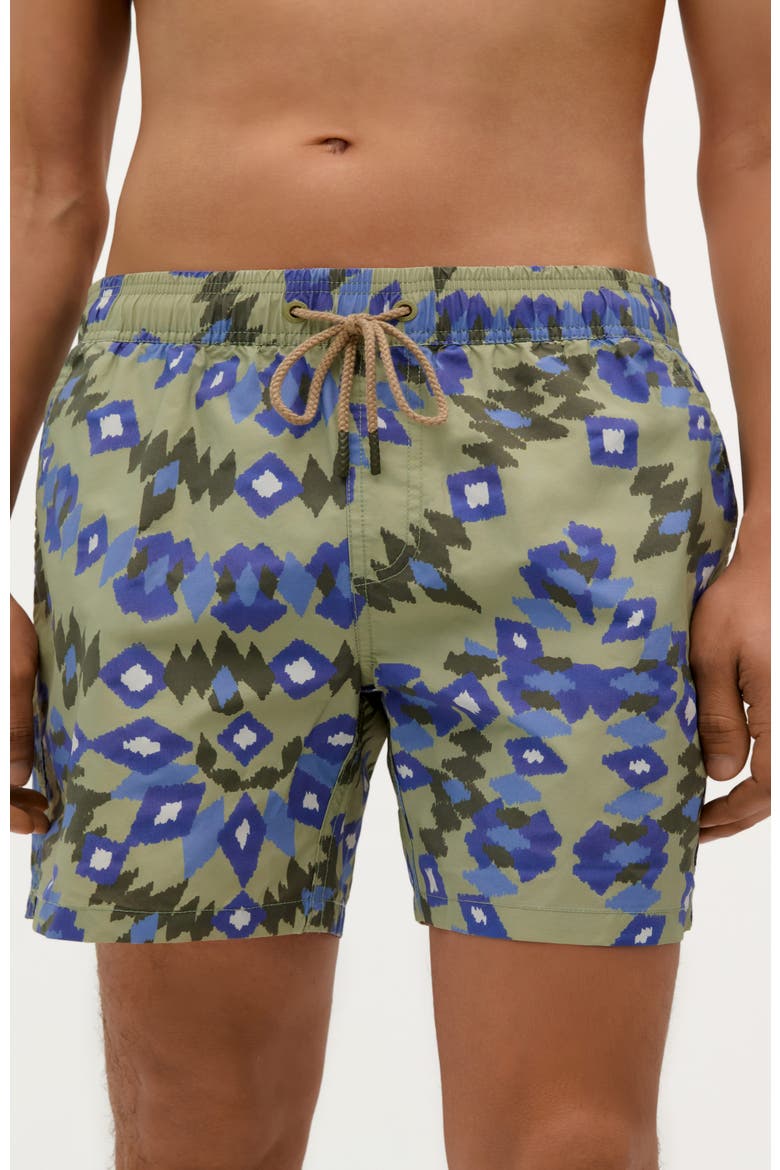 Ikat Swimsuit, Main, color, Khaki