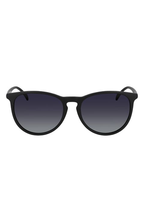 55mm Vintage Round Sunglasses
